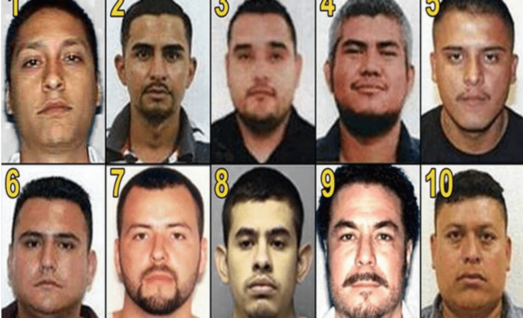 Ellos son los 10 fugitivos más buscados en Tamaulipas y Texas