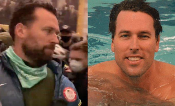 Klete Keller, excampeón olímpico es identificado en disturbios del Capitolio