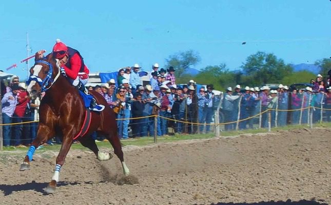 Carrera de caballos reúne a cientos de personas