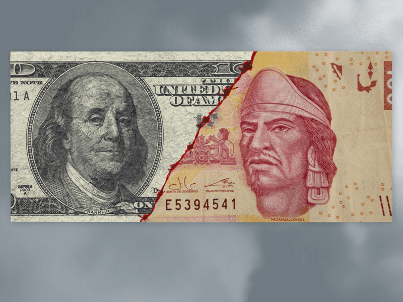 Dólar sube 48 centavos en dos días, se ubica en 20.46 pesos