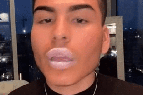 'Tiktoker' se coloca crema de erección en los labios #VIDEO