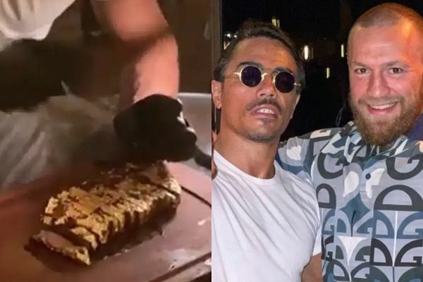 ¡Échale aguacate! Conor McGregor presume comer filete bañado en oro