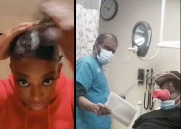 Joven se pega un vaso al labio para saber si una tiktoker decía la verdad