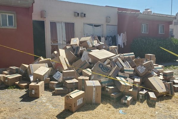 Recuperan medicamentos robados en autopista México-Querétaro