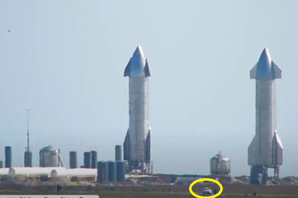 Un ciudadano en su auto burlo la seguridad y entró en la zona de lanzamiento de SpaceX
