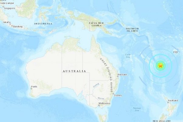 Australia reporta tsunamis tras sismo magnitud 7.7 en islas del Pacífico