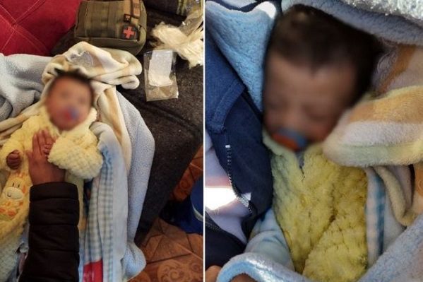 Rescatan a bebé abandonado en la Venustiano Carranza