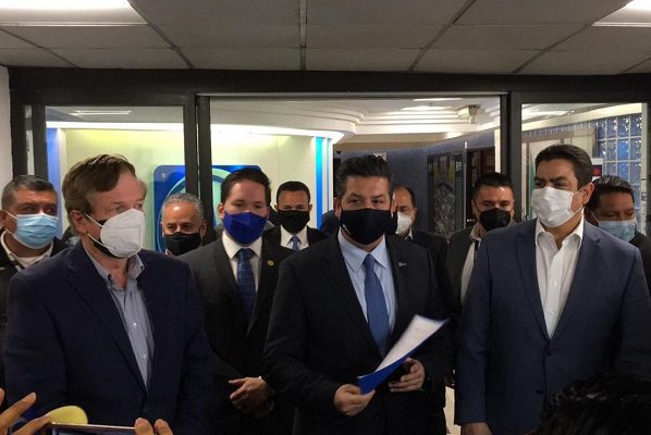 García Cabeza de Vaca da discurso en San Lázaro #VIDEO