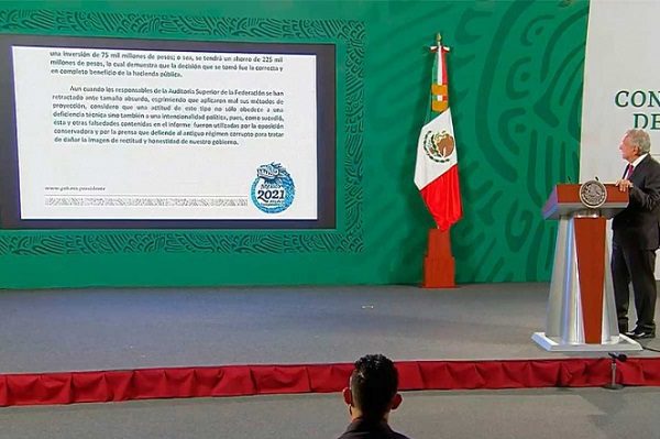 López Obrador pide a diputados investigar informe de ASF sobre NAIM