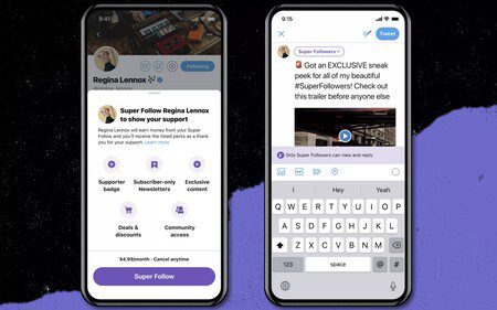 Twitter presenta el "Super Follow" nueva modalidad de cobro