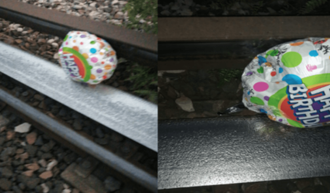 STC- Metro pide a usuarios evitar tirar globos metálicos a vías, el 14 de febrero