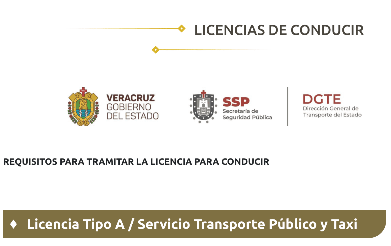 Licencias para conducir suben de precio en Veracruz