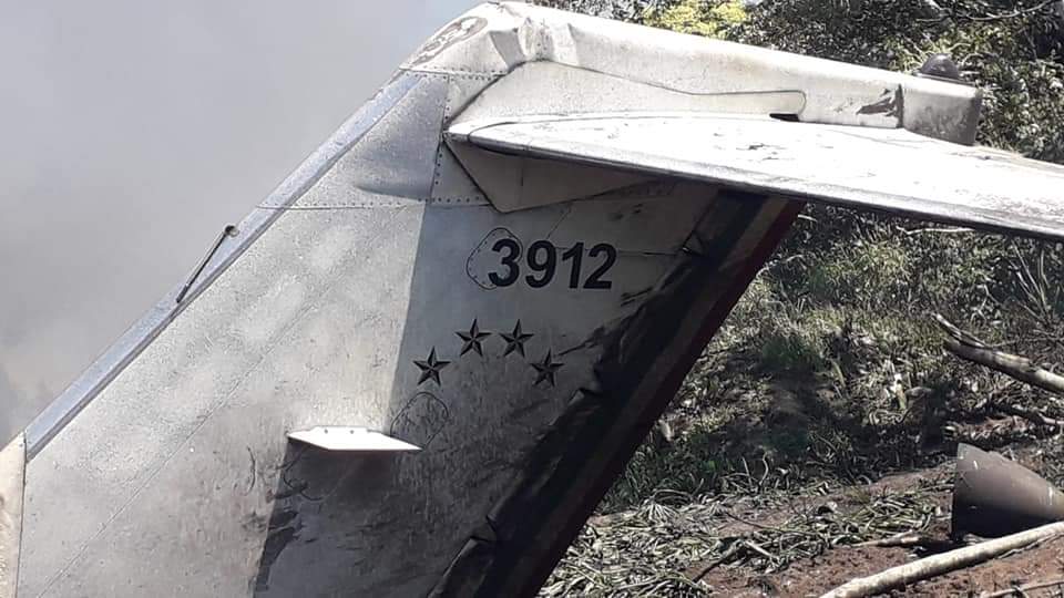 Cae aeronave de la Fuerza Aérea Mexicana en Veracruz #VIDEO
