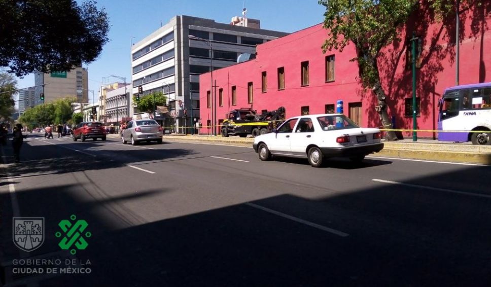 Ciclista muere atropellado por chofer de transporte público de la CDMX