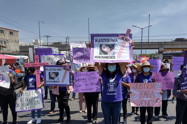 Así marcharon por el feminicidio de Wendy Yoselin #VIDEO