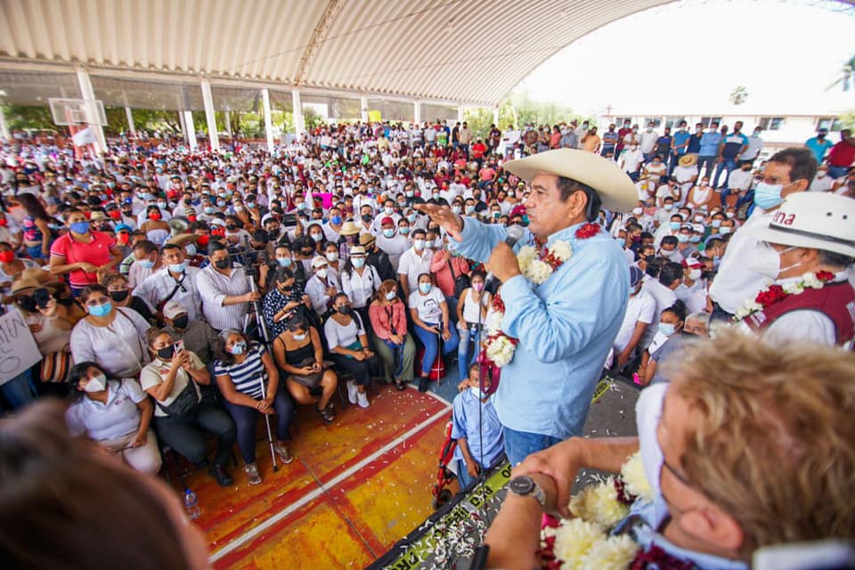 "No me voy a rajar" dice Salgado Macedonio ante posible cancelación de candidatura