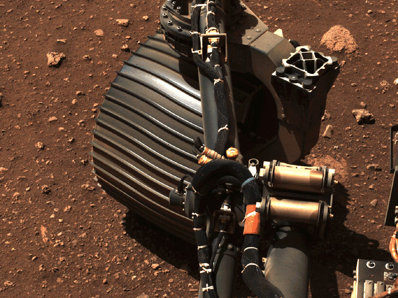 Perseverance da sus primeros pasos en Marte