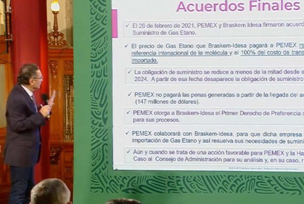 México perdió 14 mmdp por contrato de administraciones pasadas con Odebrecht