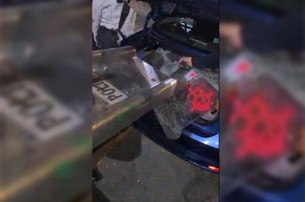 Dos sujetos armados fueron detenidos en protestas por el 8M