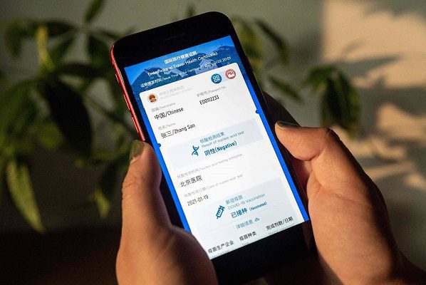 China lanza pasaporte digital de vacunación Covid-19