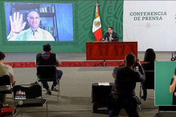 López-Gatell vuelve a las conferencias Covid, pero de manera virtual