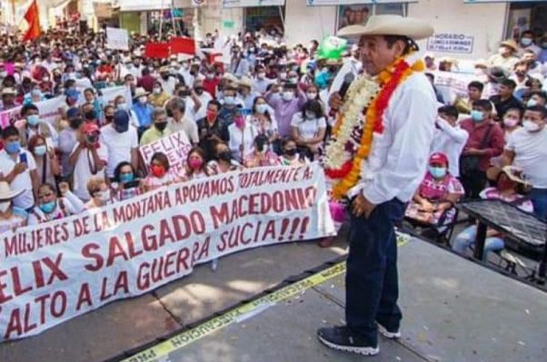Salgado Macedonio dice que protestas en su contra son “provocaciones”