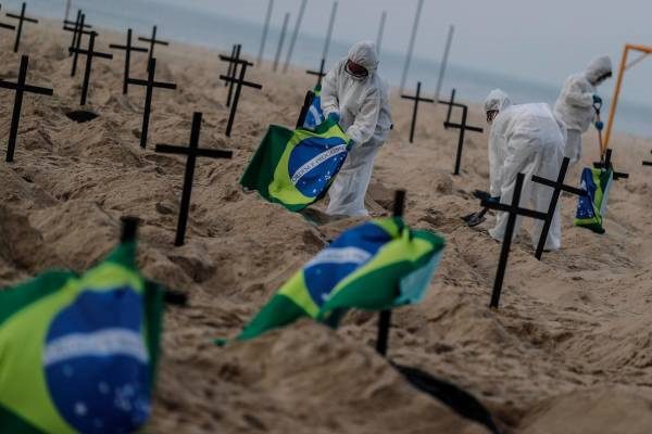 Brasil se posiciona como epicentro de la pandemia, supera a India