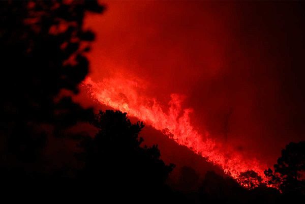 Devastador incendio activo en los límites de Coahuila y Nuevo León #VIDEOS