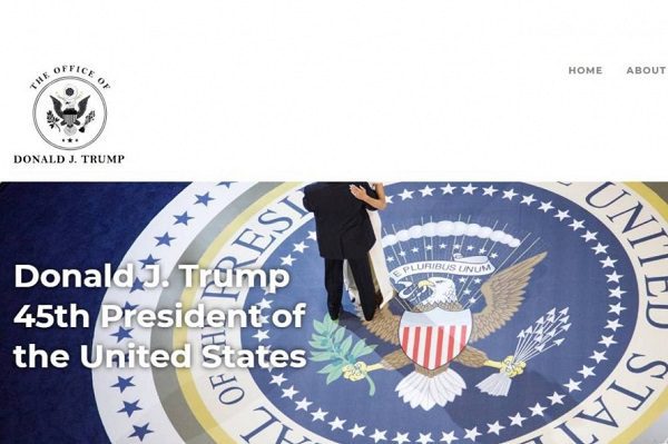 Donald Trump lanza '45office.com', su sitio web oficial