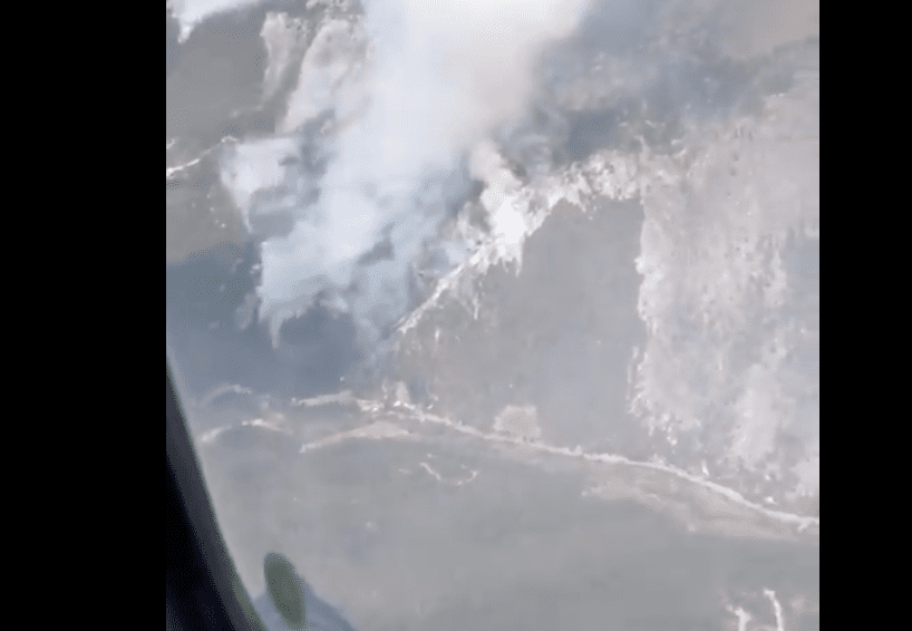 Reportan 15% de control en incendio de Coahuila y 20% en Nuevo León