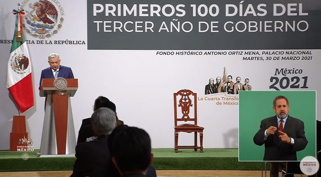 AMLO rinde informe por 100 días del Tercer Año de Gobierno #ENVIVO