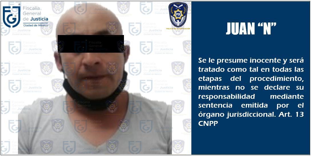 "Vin Diesel" de Xochimilco es detenido por robo y asesinato