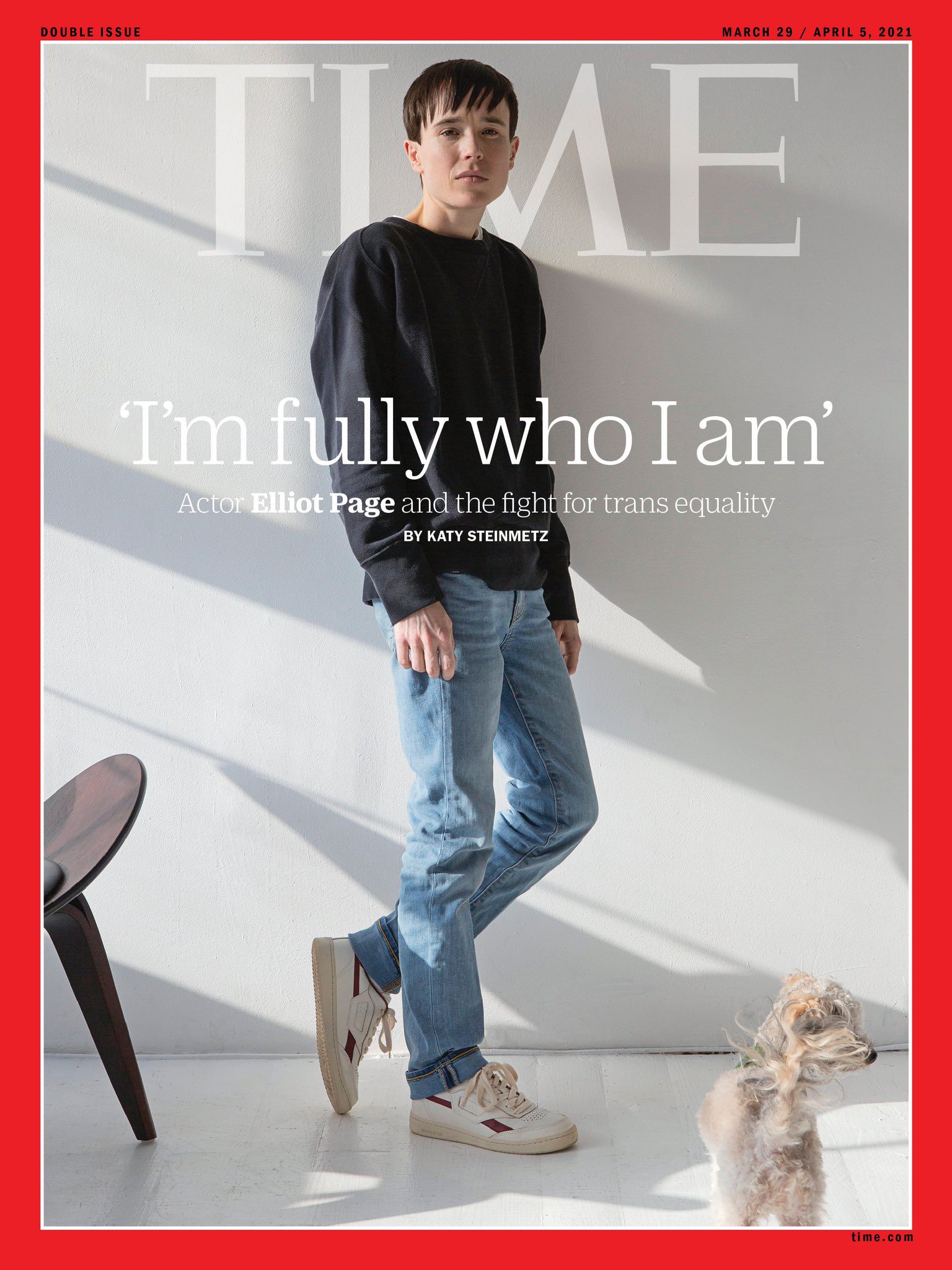El actor transgénero Elliot Page, aparece en Time y cuenta su historia
