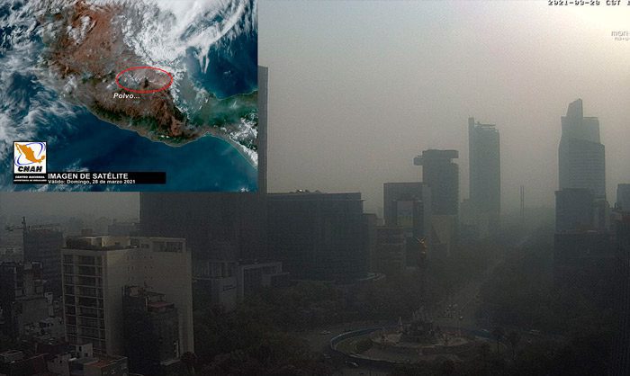 Advierten que seguirán tolvaneras esta semana en la CDMX