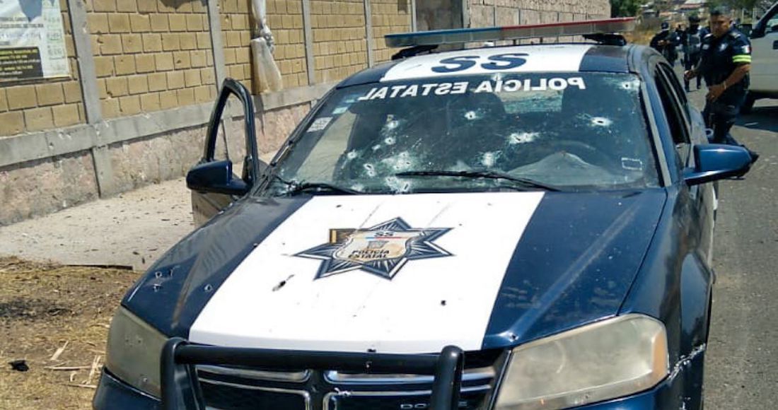 Difunden presunto #VIDEO de emboscada a policías en Edomex