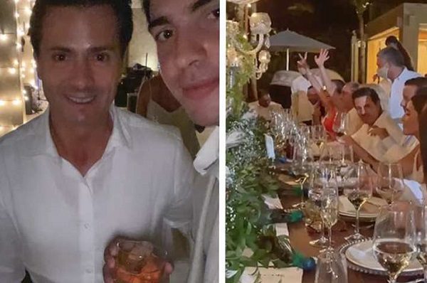 Captan a Peña Nieto en boda de la exreina del carnaval de Barranquilla 2016