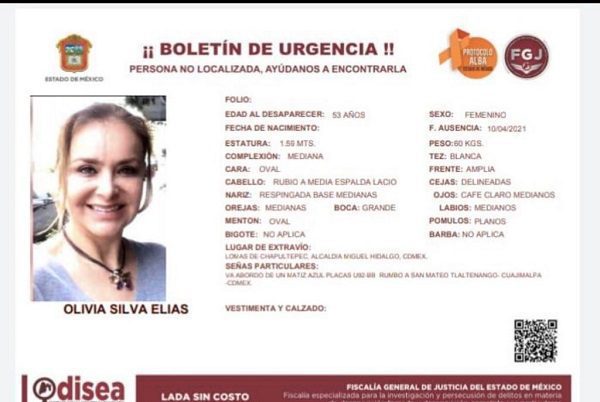 Hallan en Cuajimalpa cuerpo de madre que desapareció tras salir a trabajar