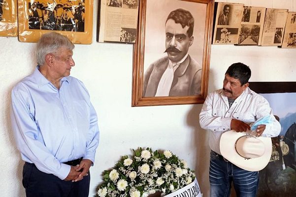 Pesa a veda electoral, AMLO enlista programas del Gobierno en Puebla