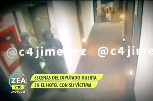 Revelan #VIDEO de la detención del diputado Saúl Huerta