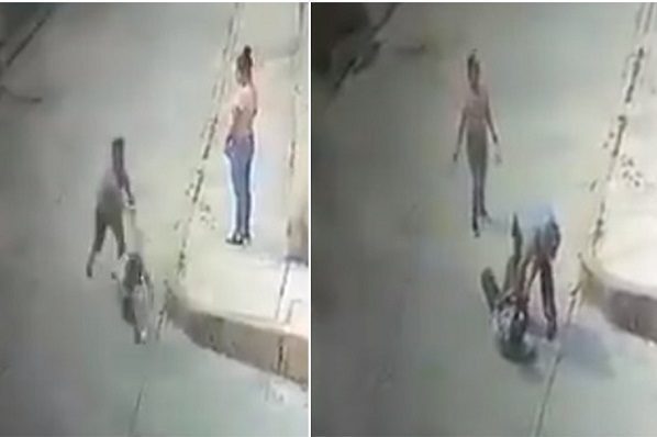 Captan en #VIDEO asalto y golpiza a abuelito en Cuautitlán