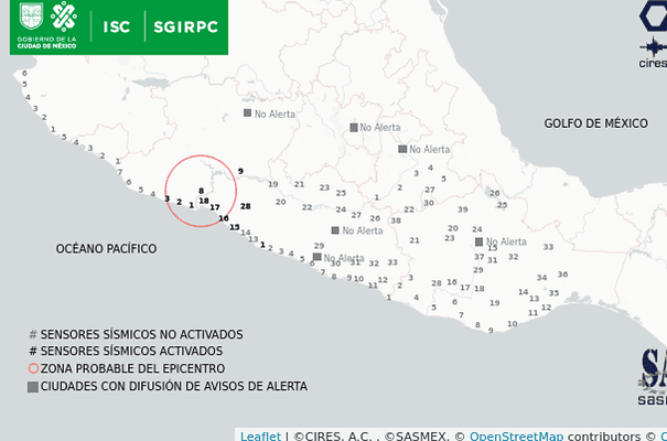 Se percibe sismo de magnitud 5.1 en Michoacán
