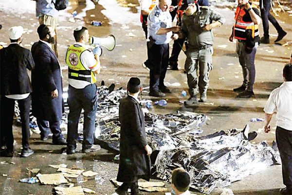 Suman 44 muertos y 150 heridos tras estampida humana en Israel