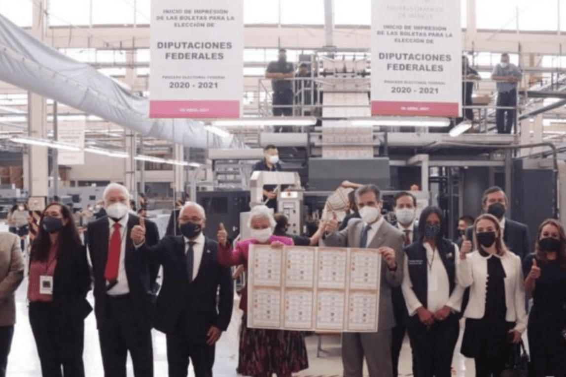 Se trabajarán las 24 horas del día para imprimir boletas electorales: Sánchez Cordero