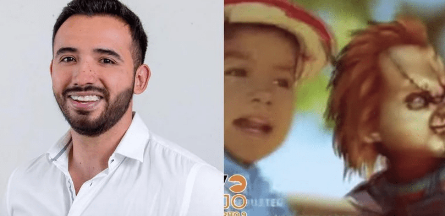 Chucky "el muñeco diabólico", protagoniza spot de candidato a diputado federal de MC #VIDEO