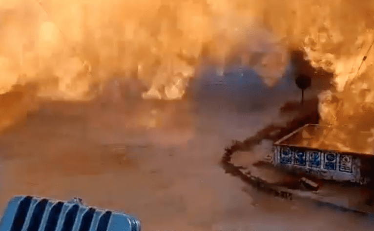 Reportan incendio en complejo petroquímico Pajaritos, en Veracruz #VIDEO