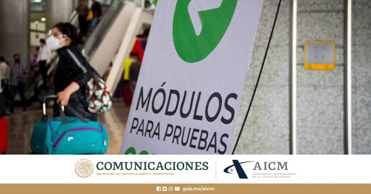 Suspenden módulo de pruebas Covid-19 en el AICM