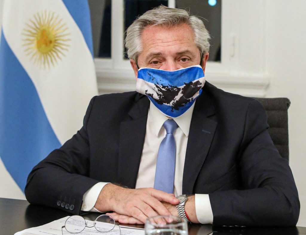 Alberto Fernández, presidente de Argentina, da positivo a Covid-19