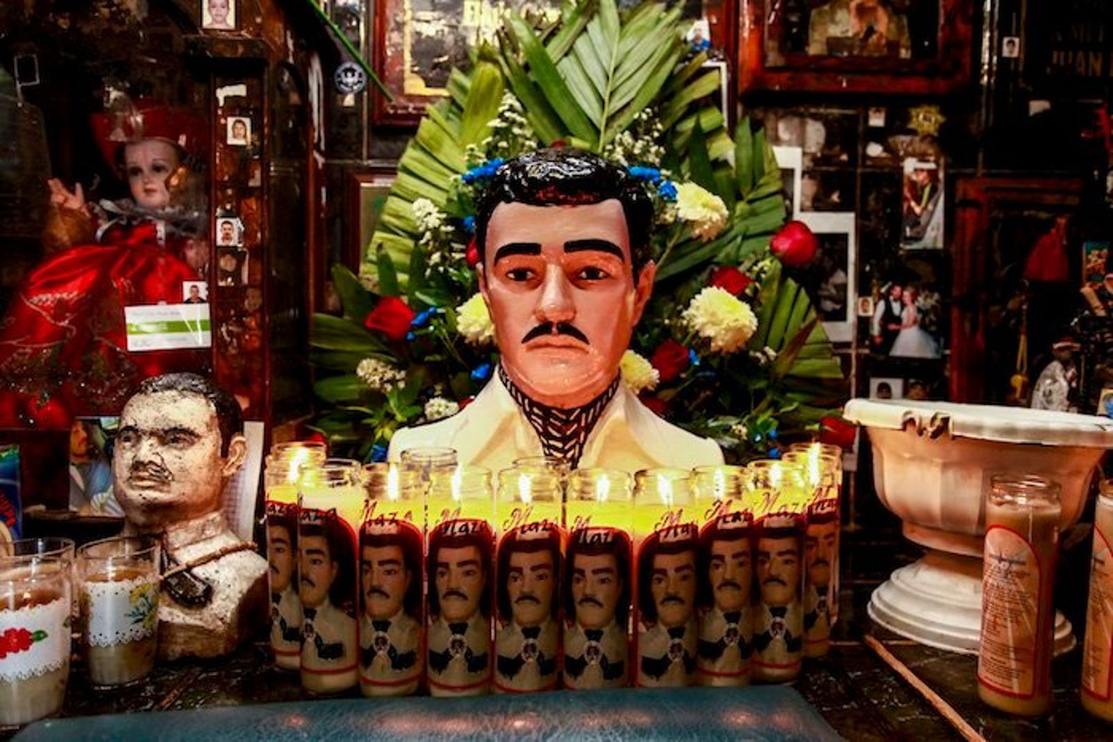 Festejan a santo de los narcos pese a COVID