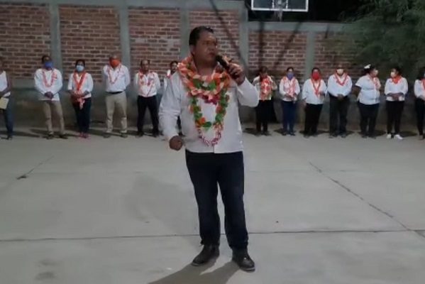 Con disparos, interrumpen mitin de candidato de MC en Guerrero #VIDEO