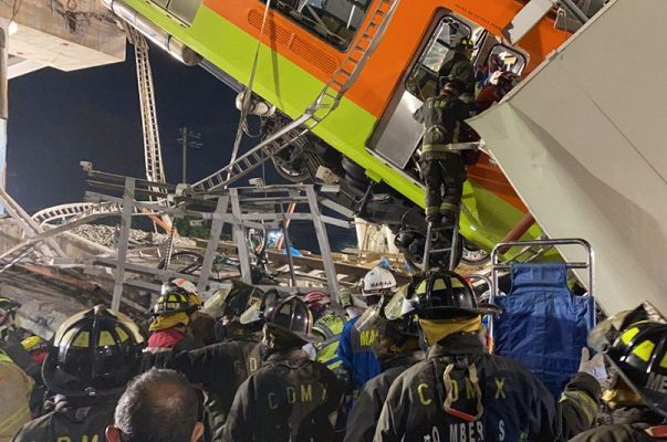 Hay 4 cuerpos sin rescatar dentro del tren accidentado de la L12: Sheinbaum